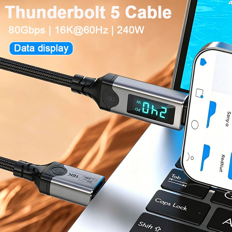 Home Security Robots - PD240W Snelle Oplaadkabel Thunderbolt 5 USB