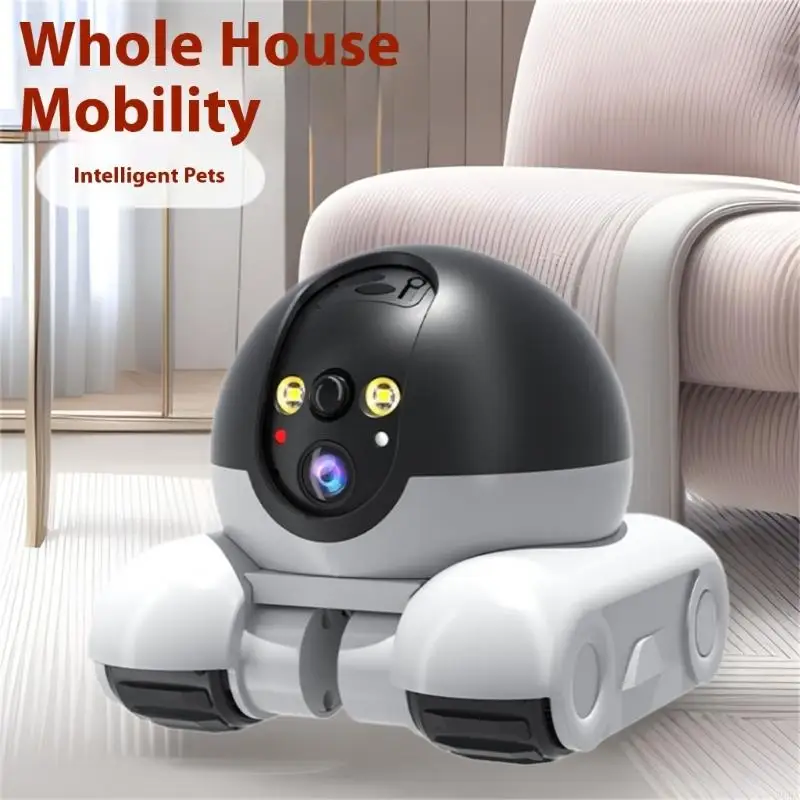 Home Security Robots - 360 graden roterende huisdiercamera met tweeweg