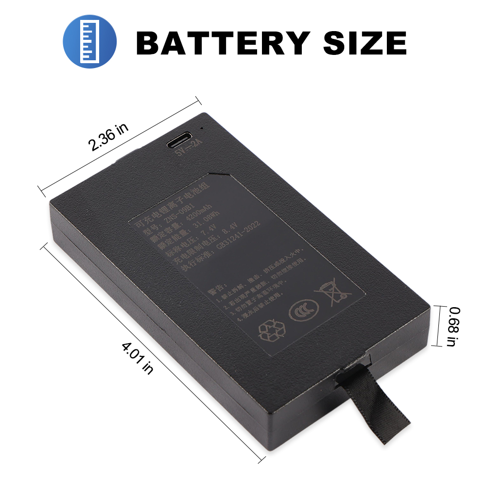 ZNS-09B1 4200mAh C+C- P-P+ ver - Home Security Battery Replacement recensie en prijs
